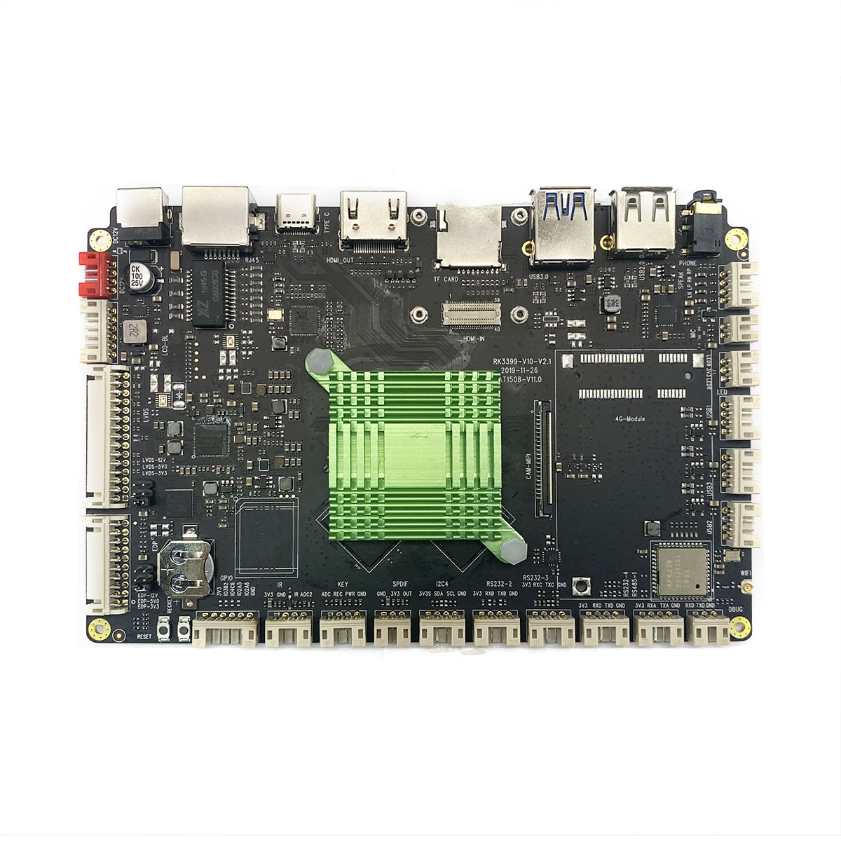 ScenSmart-RK3399-V10-V2.1-PCBA for face recognition Commercial display