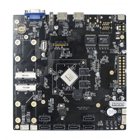 RK3568 AI Edge computing NVR PCBA wirh 6 SATA